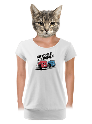 dámské tričko s lemem