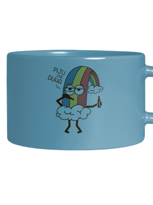 Piju jak duha hrnek makronka Blue Macaron