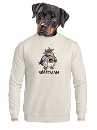 unisex mikina bez kapuce