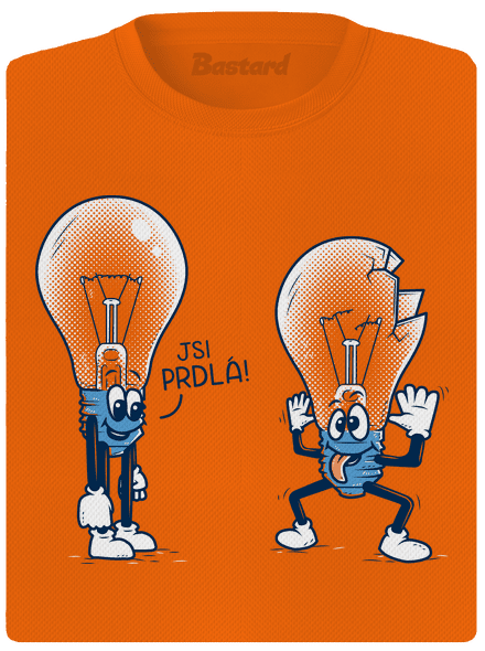 Prdlá dámské sportovní tričko Neon Orange