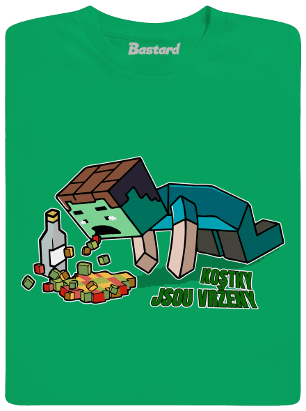 Kostky jsou vrženy pánské tričko Kelly Green