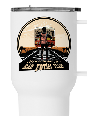 Fotím vlaky termohrnek White