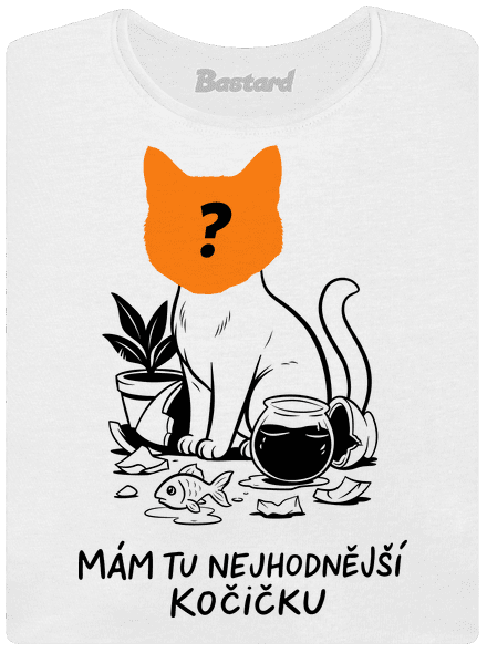 Mám nejhodnější kočičku dámské tričko premium White