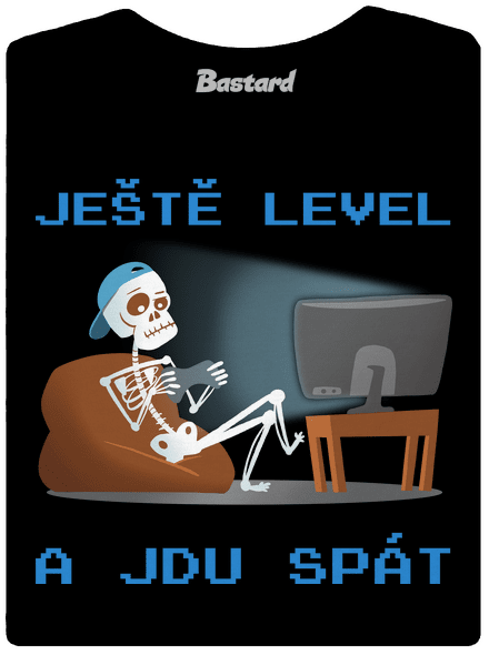 Ještě level dámské tričko premium Black