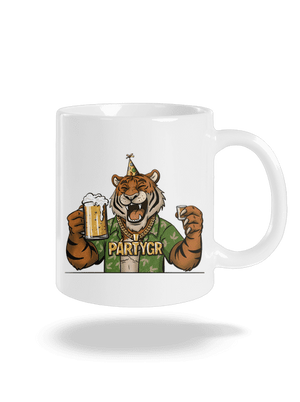 Pártygr klasický hrnek White