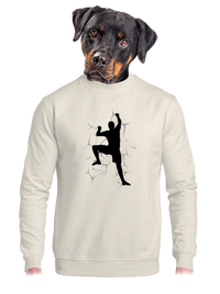 unisex mikina bez kapuce