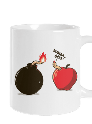 Bombovej účes klasický hrnek White