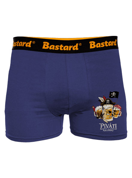 Piváti z Kalibiku boxerky Blue Navy