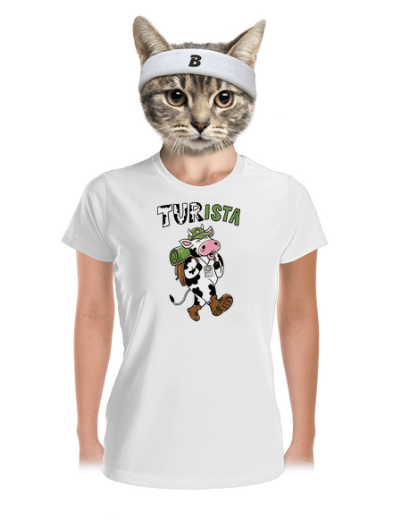 Tur na cestách dámské sportovní tričko White