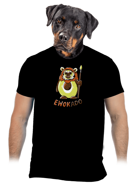 Ewokado pánské tričko Black