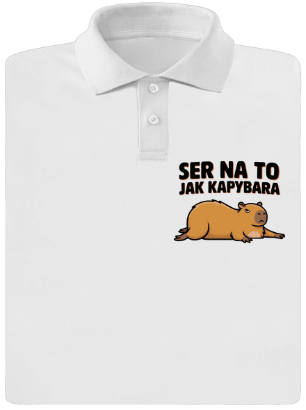 Jak kapybara pánská polokošile White