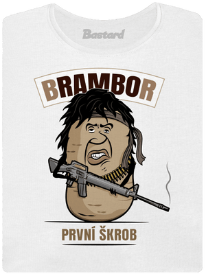 Brambor dámské tričko premium White