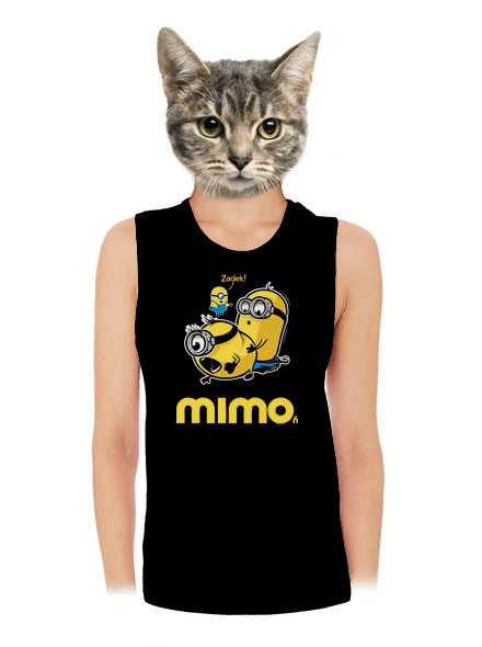 Mimo dámské tílko volné Black