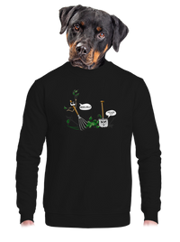 unisex mikina bez kapuce