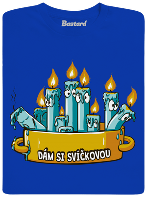 Svíčková pánské dlouhý rukáv Royal Blue