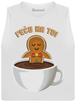 Peču na to! dámské tílko volné White