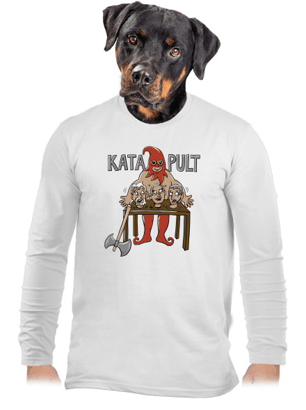 Kata pult pánské dlouhý rukáv White