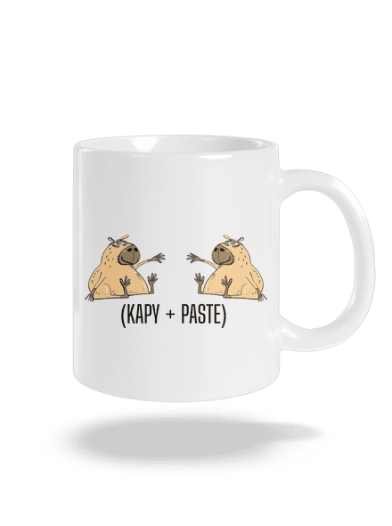 Kapy paste klasický hrnek White