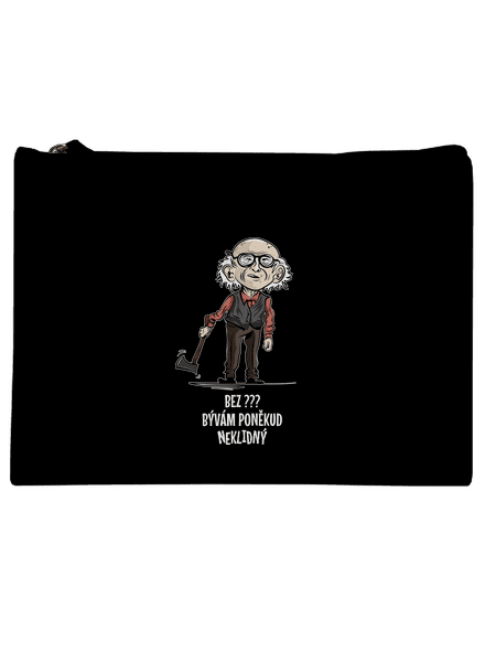 Neklidný - vlastní text taštička Black
