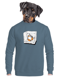 unisex mikina bez kapuce