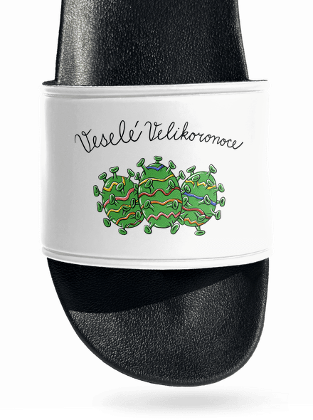 Veselé Velikoronoce pantofle White