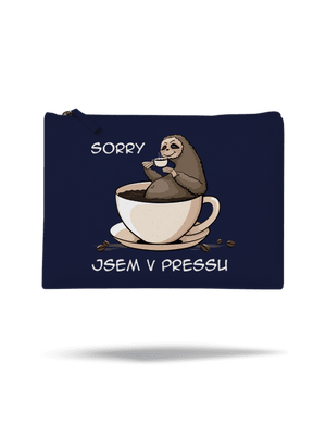 V pressu taštička French Navy