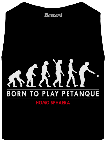 Born to play petanque pánské tílko Black