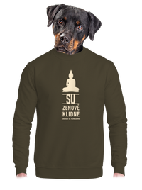 unisex mikina bez kapuce