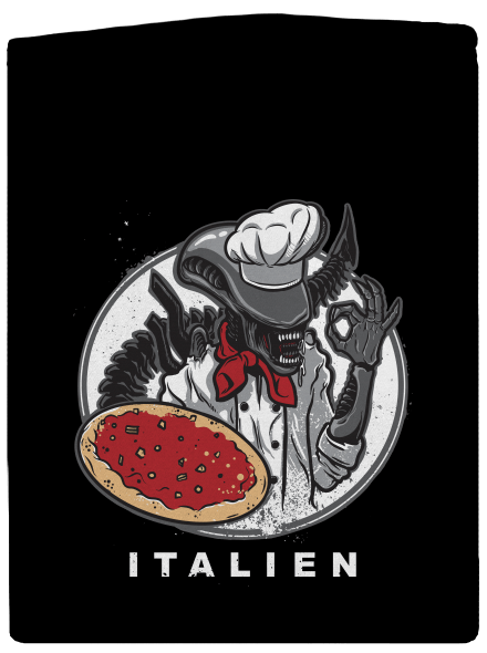Italien dámská mikina na zip Black