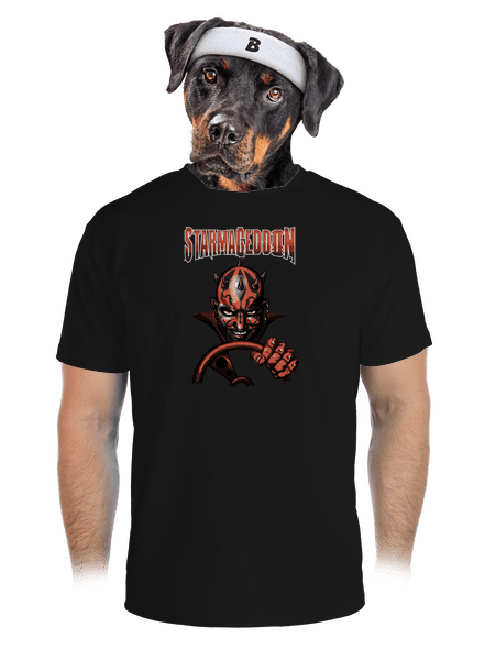 Starmageddon pánské sportovní tričko Black