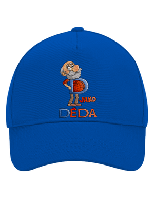 D jako děda kšiltovka baseballka Bright Royal