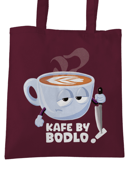 Kafe by bodlo taška Burgundy