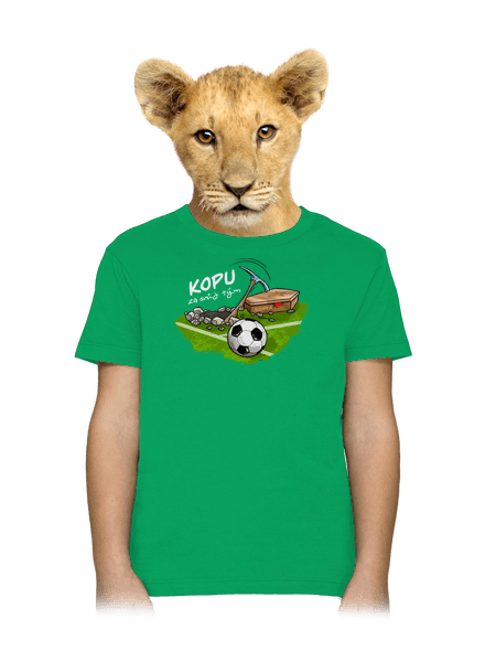 Kopu za svůj tým dětské tričko Kelly Green