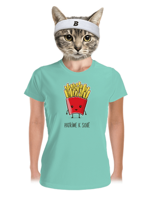 Patříme k sobě dámské sportovní tričko Mint Mal