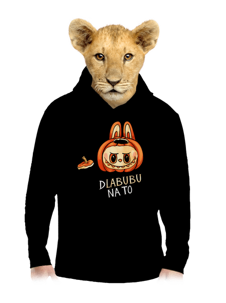 Dlabubu na to dětská mikina klokanka Black