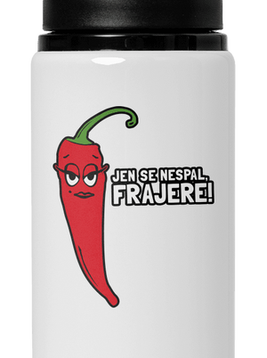 Spalující touha lahev na vodu White