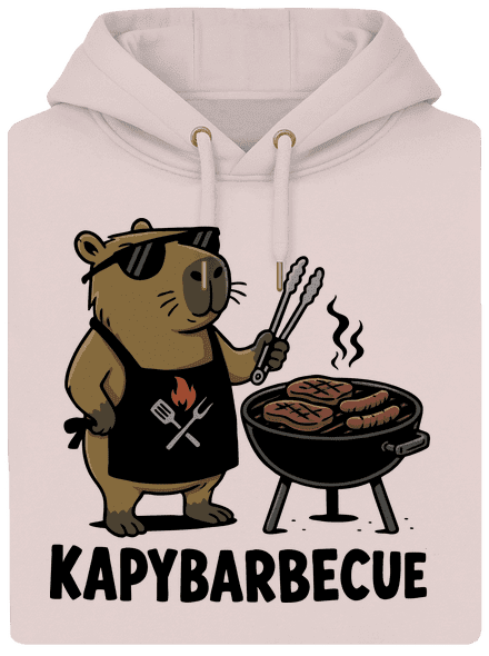 Kapybarbecue unisex mikina premium Rose Chalk