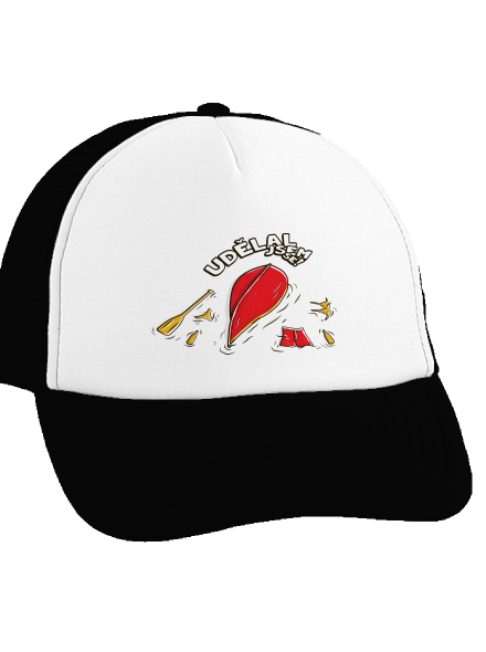 Udělal jsem se kšiltovka truckerka Black cap