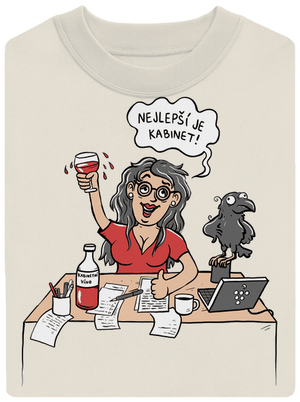 Kabinet unisex mikina bez kapuce Off White