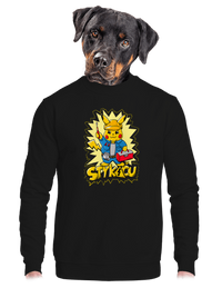 unisex mikina bez kapuce