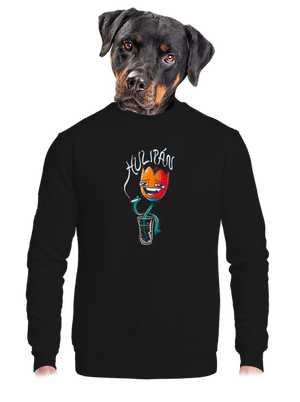 unisex mikina bez kapuce