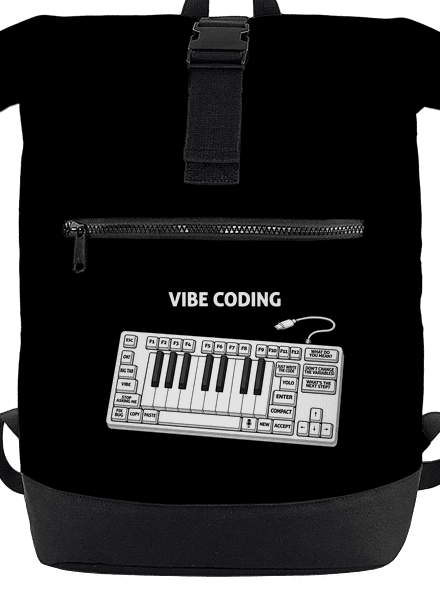 Vibe coding batoh Black