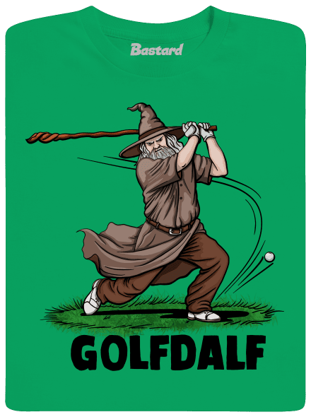 Golfdalf pánské tričko Kelly Green