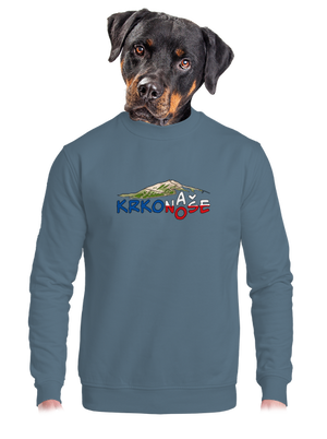 unisex mikina bez kapuce