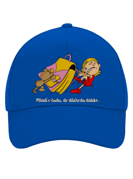 Školačka kšiltovka baseballka Bright Royal