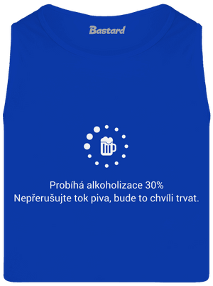 Alkoholizace pánské tílko Royal Blue