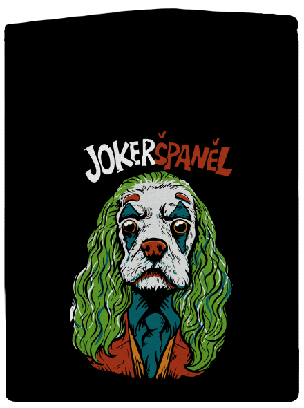 JokerŠpaněl pánská mikina na zip Black