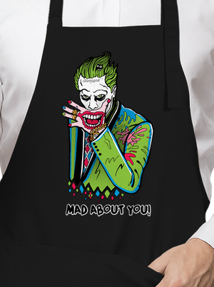 Joker a Harley zástěra Black