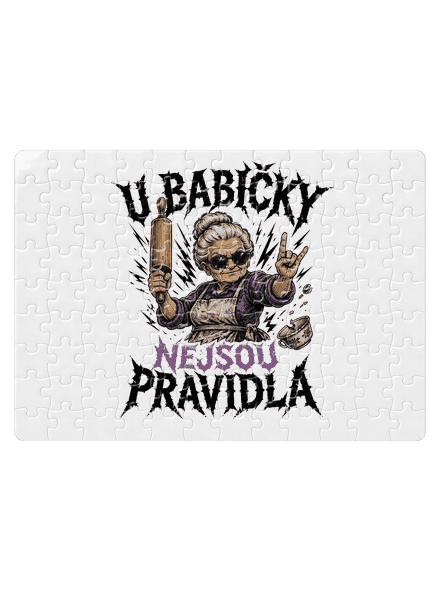 U babičky puzzle White