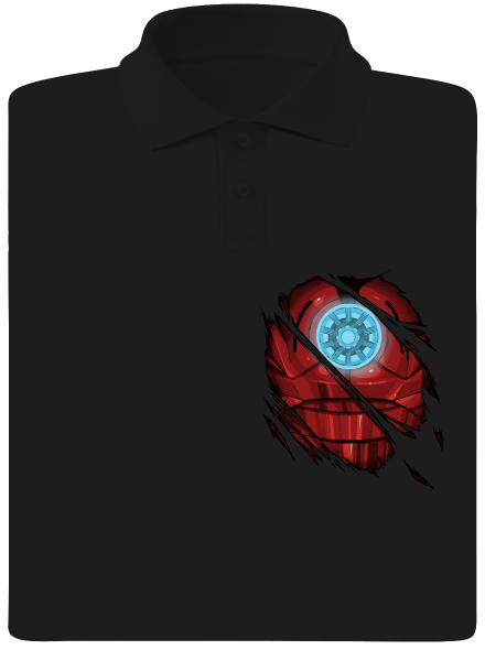 Ironman pánská polokošile Black